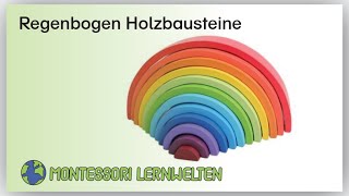 Regenbogen Holzbausteine [upl. by Saraann455]