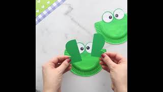 Paper Plate Frog [upl. by Atena]