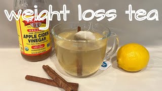 Apple Cider Vinegar weight loss detox tea detoxtea [upl. by Aig]