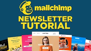 Mailchimp Newsletter Tutorial 2023  How to Create a Newsletter [upl. by Hamimej]