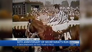 WATCH  Secretariat’s impact continues 50 years later [upl. by Nomead]