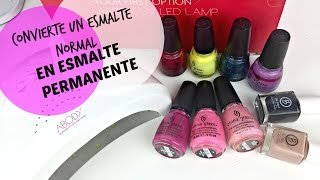 Utiliza tus Esmaltes Tradicionales como Esmaltes de Gel [upl. by Micah]