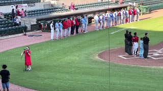 National Anthem Arkansas Travelers Sabrina Patel Violin [upl. by Allenrac]