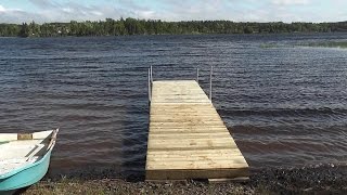 How to build a floating dock using barrels detailed step by step instructions [upl. by Hselin]