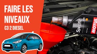 Faire ses niveaux Citroën C3 2 14 HDI 📏 [upl. by Llevrac]