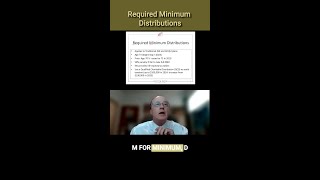 Required Minimum Distributions [upl. by Euqinorev]