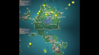 Chests you may have Missed on NarukamiKannazukaYashiori Islands Genshin Impact20 [upl. by Stempson542]