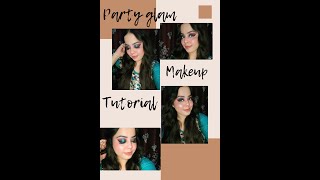 Party glam makeup tutorial 💜✨ [upl. by Lorette279]