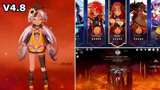 All Nezhas characters  Pyro Acons skills  Genshin Impact 48 Banners  Iansan amp Natlan [upl. by Alikee]