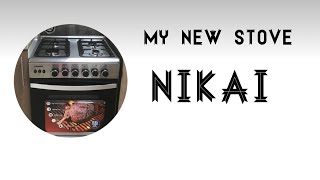 Nikai 4 burner Gas cooker with Oven [upl. by Eyma288]