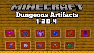 NEW Dungeons Artifacts Mod  Minecraft 1204 Mod Showcase [upl. by Bud942]