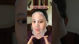 Suka kesel kalo pakai sheet mask kebesaran di muka😡Ini dia solusinya agar sheet mask pas di wajahmu [upl. by Lidaa445]