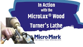 In Action MicroLux® Wood Turners Lathe [upl. by Casimire443]