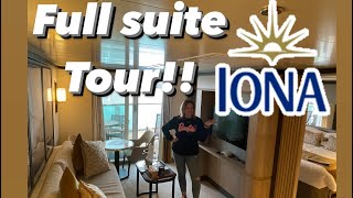 PampO IONA Suite tour Get Ready to be WOWED Sneak Peek Inside iona [upl. by Dorcus]