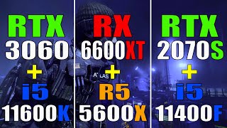 RTX 3060  i5 11600K vs RX 6600XT  R5 5600X vs RTX 2070 SUPER  i5 11400F  PC GAMES TEST [upl. by Ibot]