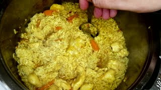 Быстрый плов за 30 минут РАССЫПЧАТЫЙ плов с курицей [upl. by Ahsinahs]