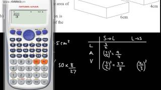 GCSE Maths  Scale Factor Enlargements of Soilds Similar Shapes Higher A Star OCR AQA [upl. by Dayiz]