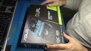 Видеокарта ASUS Dual GeForce GTX 1650 OC Edition  распаковка [upl. by Tyler9]