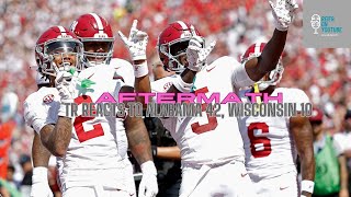 afTeRmath TR reacts and interacts following Alabama 42 Wisconsin 10  CFB SEC [upl. by Aidan]