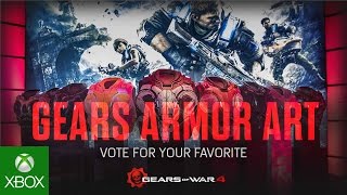 Gears of War 4  The Gears of War Armor Art VOTE TODAY [upl. by Conti]