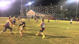 Girls Flag Football Michelle Roque college edition [upl. by Husha]