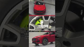 CAR WRAP  Super Chrome Satin Red hexis  miami  Maserati Levante fullwrap vinylwrap chromewrap [upl. by Nodlew]