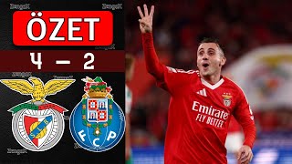 Benfica 42 Porto MAÇ ÖZETİ  Portekiz Ligi 2024  eFootball Türkçe Simülasyon [upl. by Haliehs436]