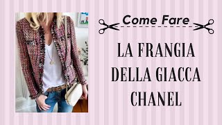 Come creare la frangia della giacca Chanel [upl. by Pharaoh]