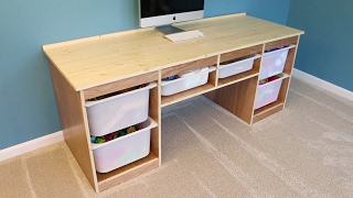 Build a Storage Desk [upl. by Ulu]