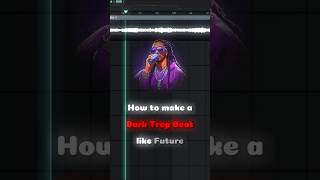 How to make a Dark Trap beat like Future on fl studio beatmakingshorts beats tutoflstudio trap [upl. by Rafaelof]