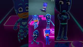 PJ Masks  CatBoy 🆚 Night Ninja X Dance Song Tiles Hop EDM Rush shorts [upl. by Adnomal112]