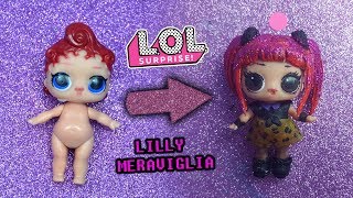 La fake LOL Surprise diventa LILLY MERAVIGLIA 👽Trasformazione LOL [upl. by Ik]