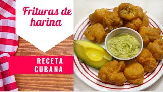 Como hacer Frituras de harina Cubanas ricas y crujientes [upl. by Yelac]