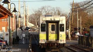 MTA LIRR Trains at Kings Park NY Port Jefferson Branch [upl. by Niarda93]