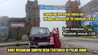 camping bersama minicab di dieng 1819  2  2023 bukti ketangguhan Mitsubishi minicab L100 part 1 [upl. by Monique722]