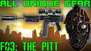 Fallout 3 The Pitt  Unique Armor amp Weapons Guide DLC [upl. by Arraet]