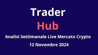 Analisi Live Mercato Crypto 12 Novembre 2024 [upl. by Aerahs]