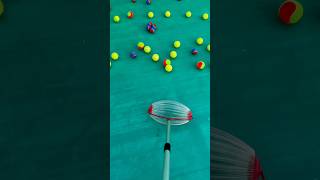 🎾The Easiest Way to Collect Tennis Balls on the Court smartball greenball racket billiardballs [upl. by Micaela]