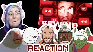 THE REAL REWIND  YouTube Rewind 2019 but its actually good REACTION [upl. by Landel]