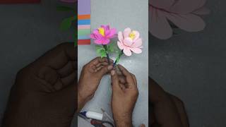 DIY Paper Flower 🌺  Very Easy Paper Flower  Paper Crafts For School  Craft  Paper Craft Flowers [upl. by Suidaht95]