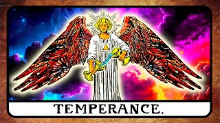 TEMPERANCE Tarot Card Explained ☆ Meaning Secrets History Reading Reversed ☆ [upl. by Eednar]