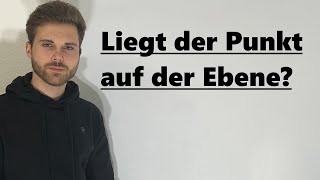 Punktkoordinaten so bestimmen dass Punkt in der Ebene liegt 2 Übungsaufgaben [upl. by Crespi227]