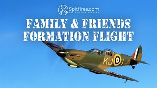 SPITFIRESCOM  AIRVAN FAMILY amp FRIENDS PHOTOGRAPHY FORMATION FLIGHTS [upl. by Aniral]