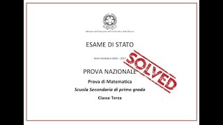 Prova Invalsi Matematica Terza Media 20162017 SPIEGATA e RISOLTA [upl. by Isidro]