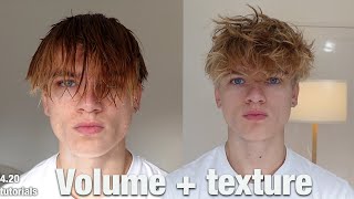 How to add texture and volume to straight flat hair  the best products to use Hair tutorials EP 2 [upl. by Maurizio]