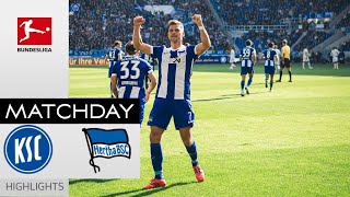 Hertha Berlin vs Karlsruher 13 Highlights 2 Bundesliga 2024 [upl. by Jaquith455]