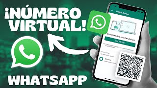 Como TENER un NÚMERO VIRTUAL para WhatsApp GRATIS  Crear numero virtual [upl. by Rebel]