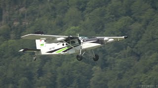 Pilatus Porter PC6  Testflights last ever built PC6  252682022 Airport Buochs [upl. by Doi]