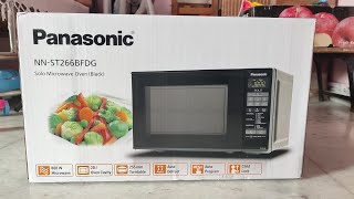 Panasonic microwave oven  solo microwave oven unboxing and review [upl. by Ainoval]