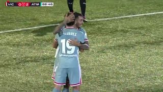 Julian Alvarez Goal UE Vic vs Atletico Madrid 02 All Goals and Extended Highlights [upl. by Nowed]